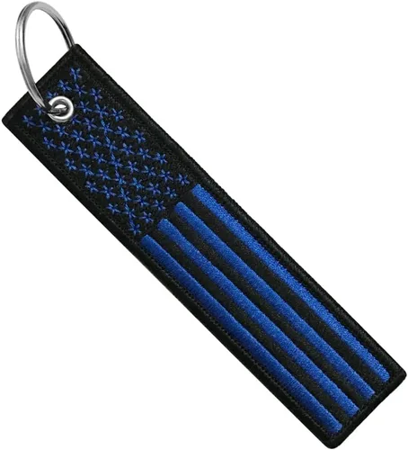 Vista 8 de Llavero de bandera con llavero, EDC para motocicletas, scooters, coches y regalos Canadá