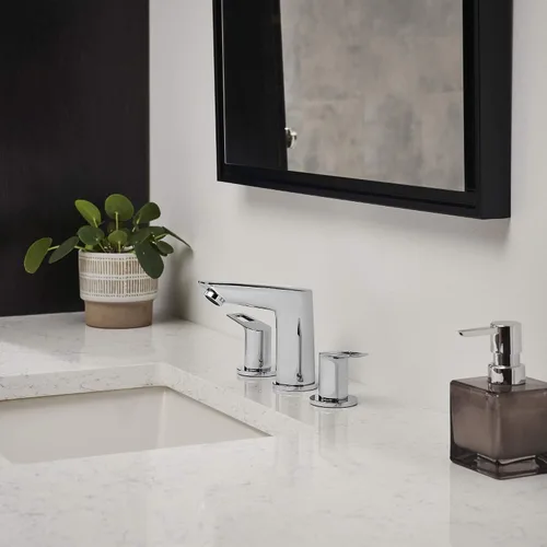 Vista 2 de GROHE 20225001 Bauloop, grifo de baño de tamaño M de 2 manijas de 8 pulgadas, 1.2 GPM, cromado