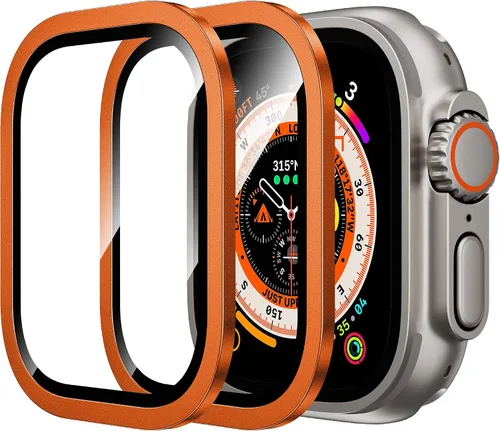 Vista 13 de WSKEN Protector de pantalla ligero para Apple Watch Ultra 3/Ultra 2/Ultra