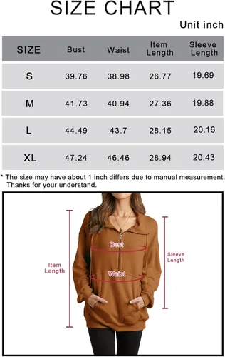 Vista 6 de PRETTYGARDEN Sudadera con cremallera y solapa para mujer
