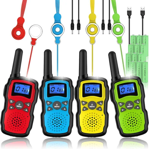 Vista 9 de Wishouse Walkie Talkies para niños recargable