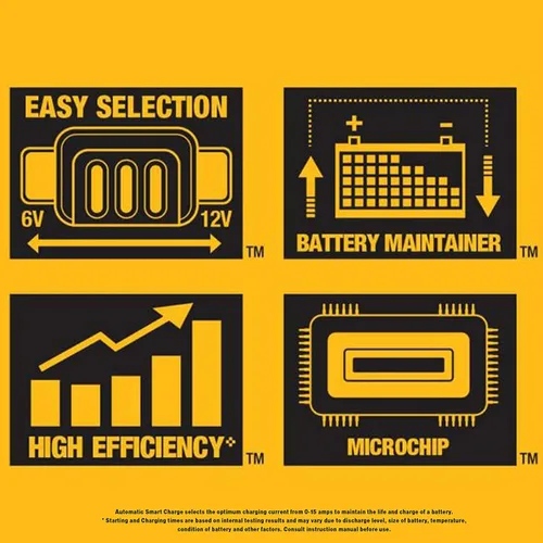 Vista 5 de DEWALT DXAEC2 Cargador y Mantenedor de Batería Automotriz de 2 Amperios Profesional