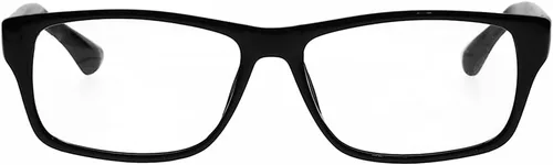 Vista 5 de Gafas de lectura de cristal real con lentes de cristal real transparente en marco estilo geek - aumento +0.25 a +3.00