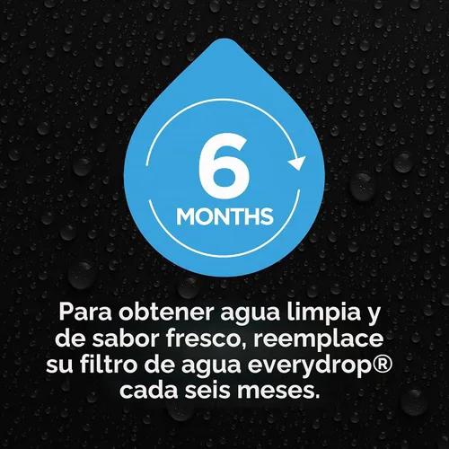 Vista 4 de everydrop® Value by Whirlpool Filtro para refrigerador de hielo y agua 4, EVFILTER4, paquete individual