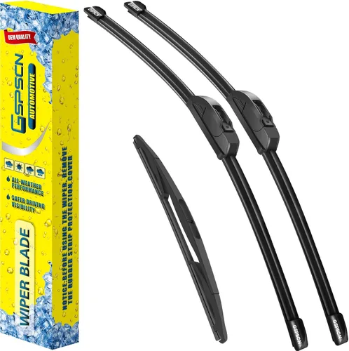 Vista 22 de GSPSCN 2 limpiaparabrisas de repuesto para Cooper R55, R56, R57, 2013, 2014, 2015, 19 + 18 pulgadas (juego de 2)