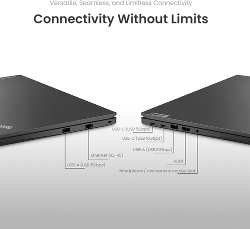 Vista 6 de Lenovo ThinkPad E14 Gen 6 14" FHD+ AMD Ryzen 5 7535U Business Laptop