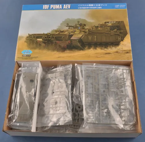 Vista 6 de Maquetas de Tanques, IDF Puma CEV Kits Modelo de Plástico, Escala 1/35,13.6 x 5.3 Pulgadas