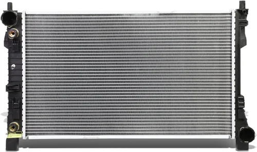 Vista 13 de DNA Motoring OEM-RA-13254 Radiador de núcleo de aluminio de 1 fila compatible con 07-09 Sprinter 2500 3500,26-11/16 pulgadas de ancho x 15-11/16