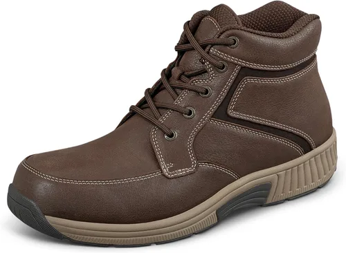 Vista 7 de Orthofeet Innovadoras botas ortopédicas para hombres, ideales para fascitis plantar, alivio del dolor de pies y talón. Pantuflas de soporte de arco