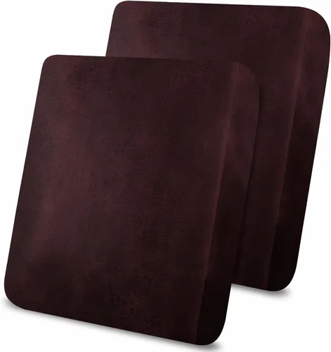 Vista 51 de Fundas de cojín tipo cuero para sofá, juego de fundas protectoras de muebles para sillón seccional, sofá biplaza de tela de elastano elástica
