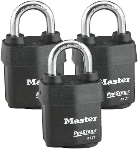 Vista 9 de Master Lock - Un (1) candado de alta seguridad serie Pro 6121NKA con tecnología BumpStop