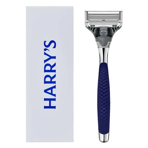 Vista 9 de Harry's Maquinilla de afeitar original para hombres - Mango de afeitar y Mango Azul Índigo