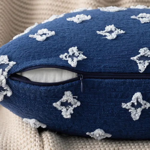 Vista 2 de MIULEE Juego de 2 fundas de almohada decorativas de tiro con jacquard rómbico, funda de cojín cuadrada suave para sofá, cama, dormitorio, sala
