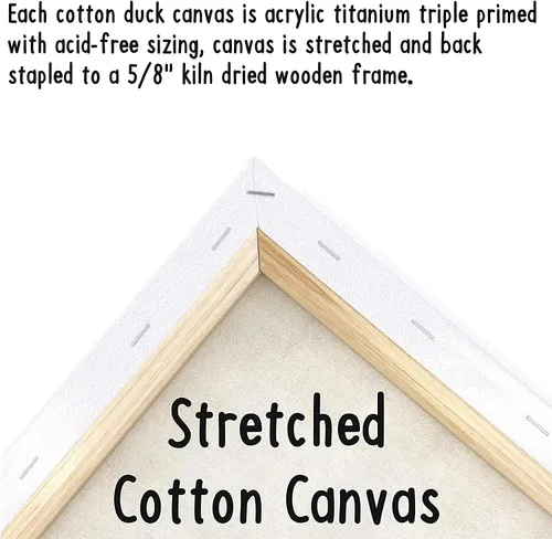 Vista 2 de Pre Drawn Canvas Paint Kit for Adults Kids Couples 4-40 PACK Discounted Bundle Afro King #1 Retro DIY Birthday Gift & Sip and Paint With Twist