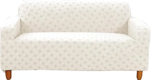 Vista 8 de Fundas elásticas para sofá de 1/2/3/4 plazas, funda para sofá biplaza/sillón, funda de sofá modular en forma de L, protector universal de muebles