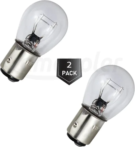 Vista 5 de Bombín de Luz de Freno Trasero 12v 5w 21w/5w Piezas de Reemplazo del Mercado de Posventa Compatibles con Ciclomotor, Scooter, ATV, Quad, Go Kart