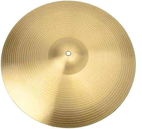 Vista 3 de Hogar Profesional Platillo de choque de aleación de cobre de 16 "0.028 in para el juego de batería de oro 3-7 días de entrega