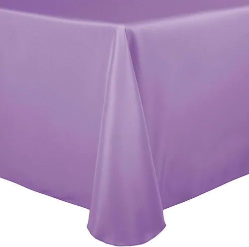 Vista 11 de Ultimate Textile 60 x 102 in Oval Tablecloth Polyester Linen - Machine Washable Stain & Wrinkle Resistant Seamless Design for Dining Events - Aqua