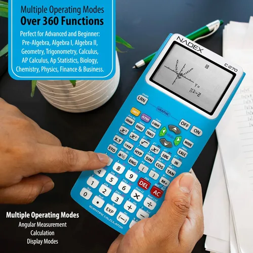 Vista 2 de Calculadora Científica con Funciones Gráficas para Estudiantes de Universidad y Secundaria, Ingeniería, Matemáticas Avanzadas, Cálculo, Álgebra