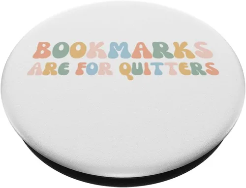 Vista 2 de Los marcadores son para los amantes de los libros de regalo para los amantes de los libros PopSockets intercambiables PopGrip
