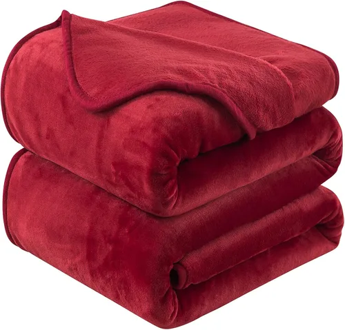 Vista 20 de Manta Snuggle Sac extra mullida, manta de forro polar para viajes, manta para sofá, cama, sofá, manta cálida y suave con patrón a rayas, 50 x 60