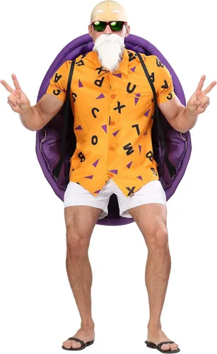 Vista 6 de Disfraz de Dragon Ball Z Master Roshi de talla grande