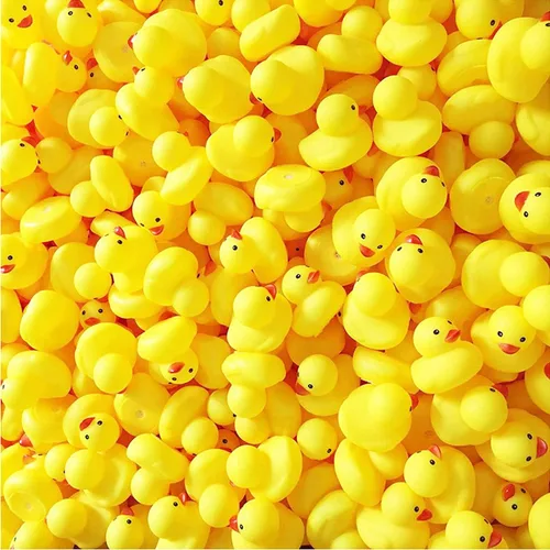 Vista 7 de CICITOYWO Patos de goma amarillos, 30 piezas de juguetes de baño pequeños preescolares para tina, patos flotantes, regalo para baby shower, bebés