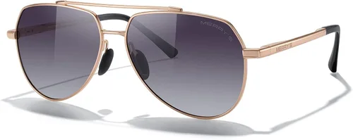 Vista 2 de MERRY'S Lentes de sol clásicos Pilot para hombres y mujeres, lentes de sol polarizados para conducción con lentes espejados, protección UV 400