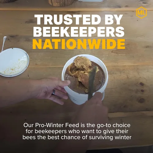 Vista 5 de Mann Lake Alimento Pro-Winter para Abejas Pastillas de Invierno para Alimentación de Colmenas Apoya la Supervivencia de Colonias Durante