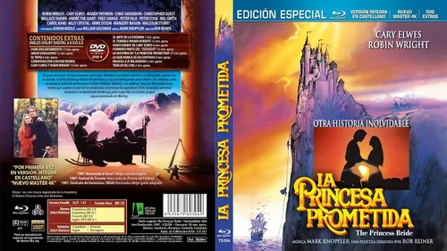 Vista 2 de The Princess Bride - La Princesa Prometida BD DVD de Extras 1987 Non USA Format