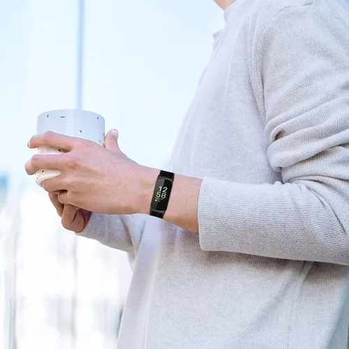 Vista 6 de Paquete de 3 bandas elásticas de nailon compatibles con Fitbit Inspire 3/Inspire 2/Inspire HR/Inspire, correa deportiva de repuesto ajustable