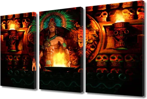 Vista 47 de TUMOVO Lienzo decorativo para pared, pósteres de escena de fantasía del universo Antara, planeta alienígena, ilustraciones de pared para paredes