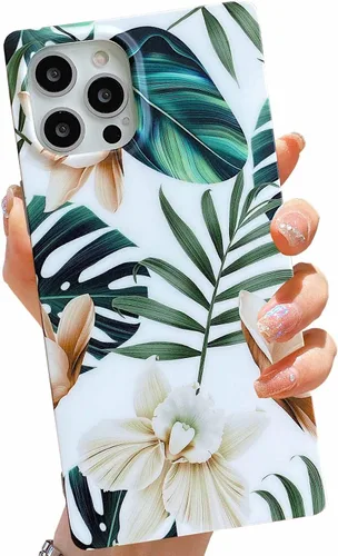 Vista 36 de Elegante Funda con Concha de Madre Perla para Niña Compatible con iPhone 14 de 6.1 Pulgadas, Funda Rectángulo con Borde, Elegante y delgada