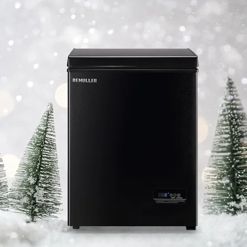 Vista 3 de Mini Congelador de Cofre Compacto Máquina de Congelación Profunda con Control Electrónico de Temperatura (Preciso a 1 ℉) Congelador Pequeño