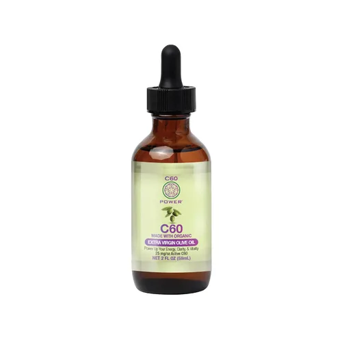 Vista 4 de C60 Power EVOO Aceite de oliva virgen extra orgánico, 16 onzas líquidas