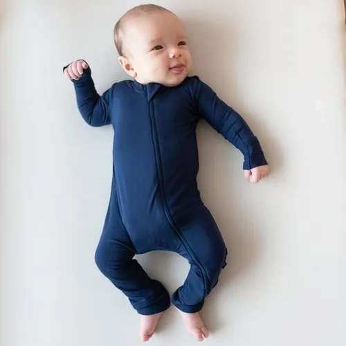 Vista 2 de KYTE BABY Rayón unisex hecho de bambú con cremallera mamelucos 0-24 meses