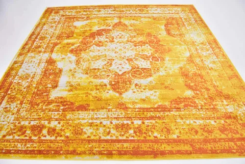 Vista 383 de Unique Loom Colección Sofia - Alfombra de área Salle Garnier (7' 1" x 10' Rectángulo, Borgoña/ Marfil)