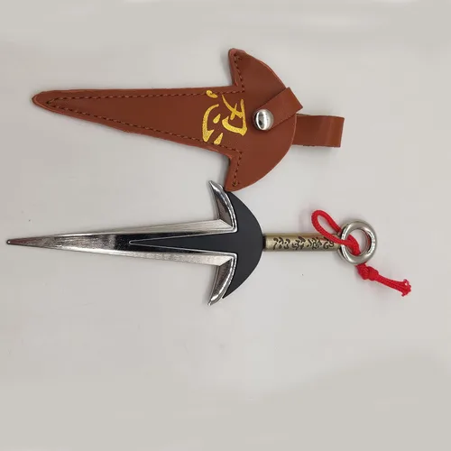 Vista 4 de DBKJ 709 pulgadas Anime Kakashi Namikaze Minato Kunai Cosplay Espada Figura de acción Espada Arma Colección Regalo Simulación Ninja Kunai Niños