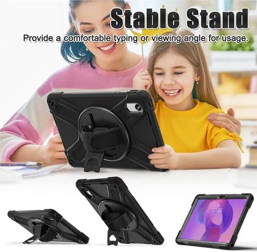 Vista 7 de ZenRich Funda resistente para Lenovo Idea Tab 11 2025 / K11 Gen 2 / Xiaoxin Pad 11 / M11 de 11 pulgadas resistente a prueba de golpes con soporte