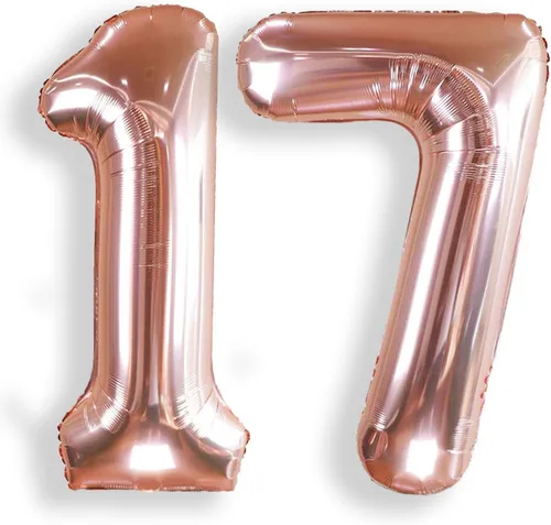 Vista 22 de AULE Globos grandes de 40 pulgadas con números 0 azules, globos grandes de números de aluminio, decoraciones de fiesta de cumpleaños de helio