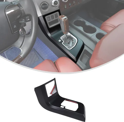 Vista 9 de Funda de Marco y Embellecedor del Panel de Cambio de Marchas para la Consola Central de Toyota Tundra 2007 2008 2009 2010 2011 2012 2013, Accesorios