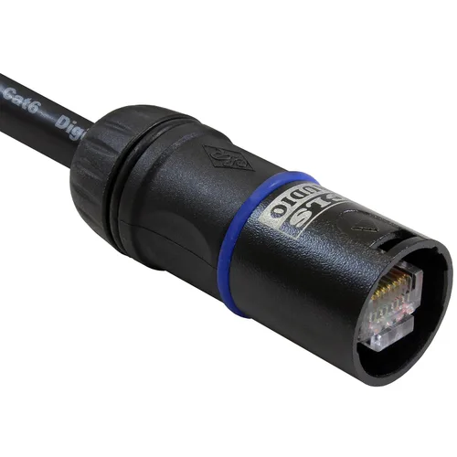 Vista 3 de GLS Audio Cable OFC Pro Tour de 100 pies compatible con Ethercon RJ45 Cat6 resistente G-Shell G45