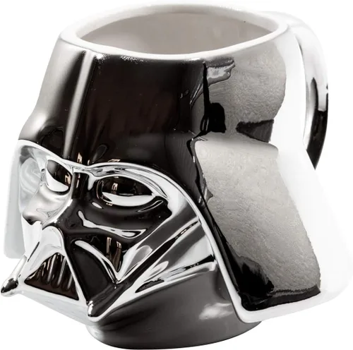 Vista 3 de STAR WARS StarWars - Taza coleccionable de Darth Vader Moldeado cromado