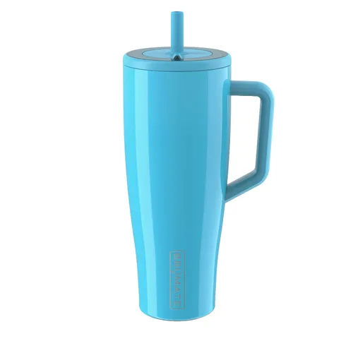 Vista 36 de BrüMate Era Vaso Térmico de 20 oz con Asa y Pajilla Vaso Térmico Aislante 100% A Prueba de Fugas con Tapa y Pajilla Hecho de Acero Inoxidable