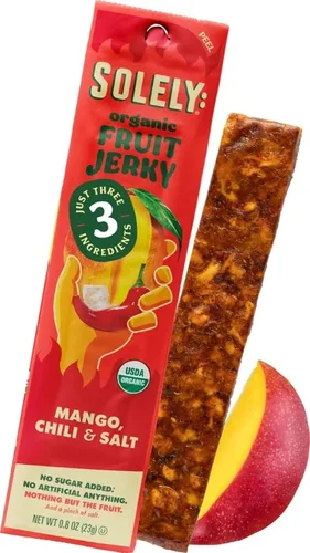 Vista 18 de Solely - Charqui de frutas orgánicas Un ingrediente Vegano Sin OGM Sin gluten Sin agregado de azúcar