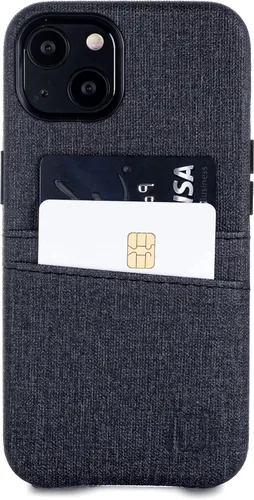 Vista 6 de Dockem Funda tipo cartera para iPhone 13 con placa metálica integrada para montaje magnético y 2 bolsillos para tarjetas de crédito: Luxe M2, piel