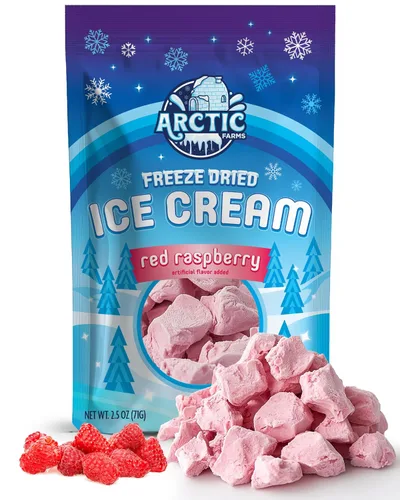 Vista 76 de Arctic Farms Trozos de Helado Liofilizado Empaquetados y en Caja - No se Derrite (1 libra, S'mores)