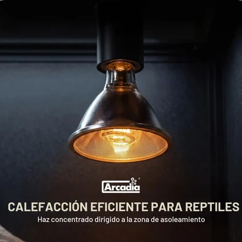 Vista 5 de Arcadia Emisor de calor profundo 50watt para recintos de reptiles