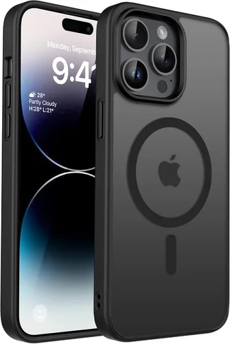 Vista 46 de CACOE Funda magnética para iPhone 12 y iPhone 12 Pro de 6.1 pulgadas - Compatible con MagSafe y soporte magnético para teléfono en el automóvil,