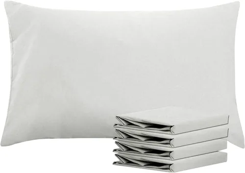 Vista 45 de NTBAY Juego de fundas de almohada estándar, paquete de 2 fundas de almohada de microfibra cepillada de 20 x 26 pulgadas, suaves, sin arrugas Aqua